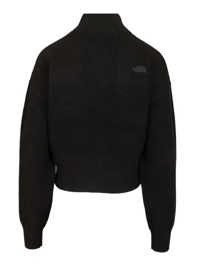 The North Face W Half-zip Logo Sweater Knitwear Black