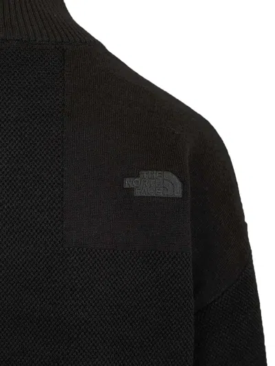 The North Face W Half-zip Logo Sweater Knitwear Black
