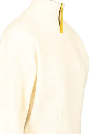 The North Face W Half-zip Logo Sweater Knitwear White