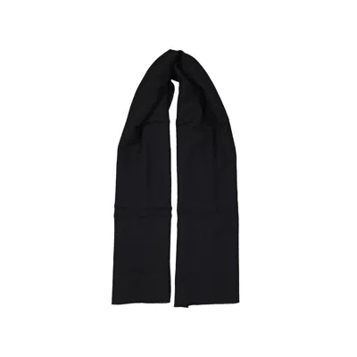 Givenchy Black Virgin Wool Scarf In Black