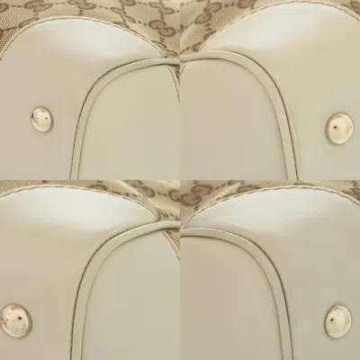 Pre-owned Gucci Beige Gg Canvas Tote Bag () In Sand