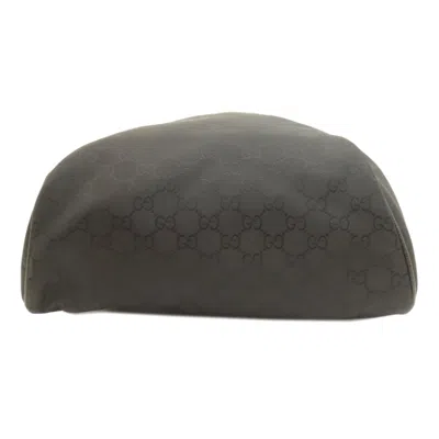 Pre-owned Gucci Black Canvas Backpack ()