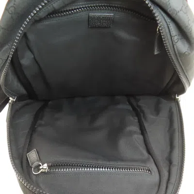 Pre-owned Gucci Black Canvas Backpack ()