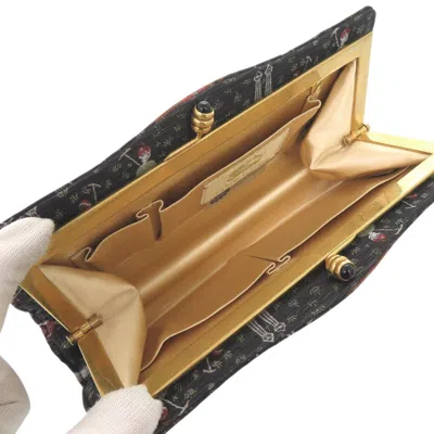 Pre-owned Gucci Black Canvas Clutch Bag ()