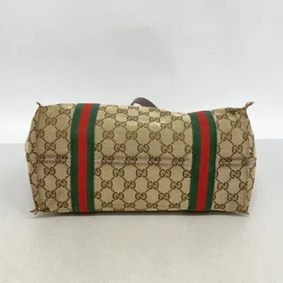 Pre-owned Gucci Brown Canvas Tote Bag ()