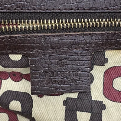 Pre-owned Gucci Brown Canvas Tote Bag ()