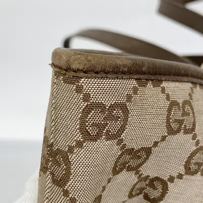 Pre-owned Gucci Brown Canvas Tote Bag ()