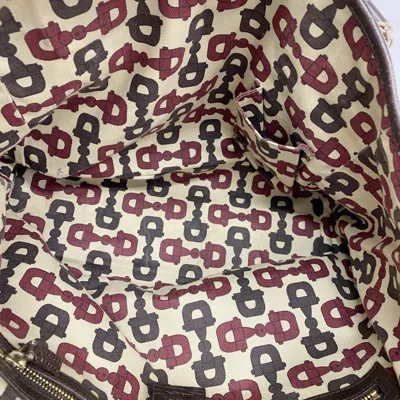 Pre-owned Gucci Brown Canvas Tote Bag ()