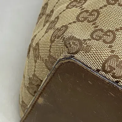 Pre-owned Gucci Brown Canvas Tote Bag ()
