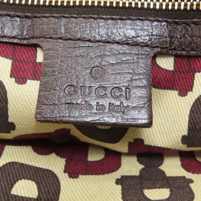 Pre-owned Gucci Brown Canvas Tote Bag ()