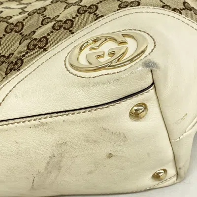 Pre-owned Gucci Brown Canvas Tote Bag ()