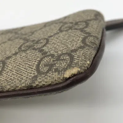 Pre-owned Gucci Brown Gg Supreme Coin Purse/coin Case ()