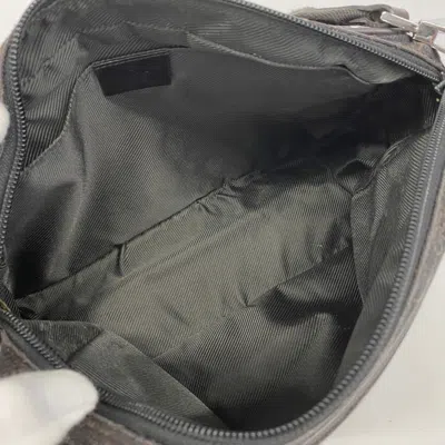 Pre-owned Gucci Dark Brown Denim Shoulder Bag ()