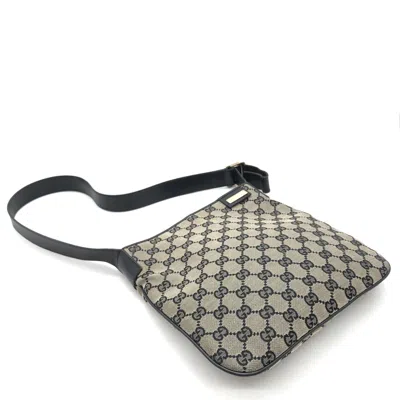 Pre-owned Gucci Gg Canvas Shoulder Women's Bag () In Brown