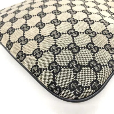 Pre-owned Gucci Gg Canvas Shoulder Women's Bag () In Brown