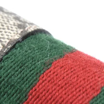 Pre-owned Gucci Gg Supreme Brown Gg Supreme Wallet (bi-fold) ()