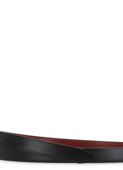 Tod's Reversible Leather Belt In Black