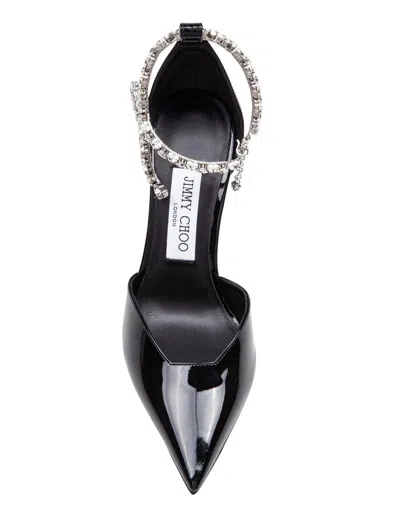 Jimmy Choo Stevie Patent Leather Pumps In Black
