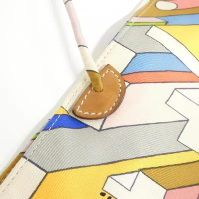 Pre-owned Hermes Blue Electric Fauve Jaune Silk Barenia Leather Shoulder Bag ()