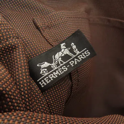 Pre-owned Hermes Brown Canvas Backpack ()
