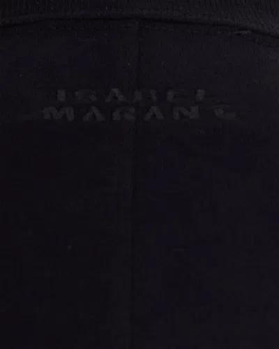 Isabel Marant Black Cotton Nayda T-shirt In Multi