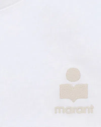 Isabel Marant Étoile T-shirt Aby White In Multi