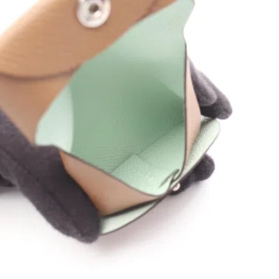 Pre-owned Hermes Brown Epsom Leather Coin Purse/coin Case ()