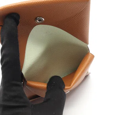 Pre-owned Hermes Brown Epsom Leather Coin Purse/coin Case ()