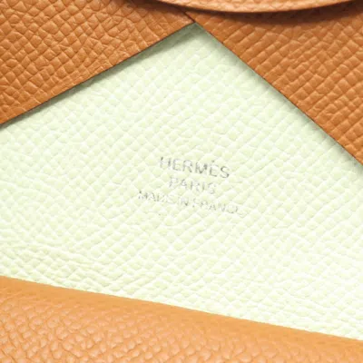Pre-owned Hermes Brown Epsom Leather Coin Purse/coin Case ()