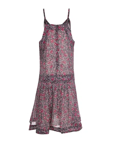 Isabel Marant Étoile Danielle Floral Cotton Voile Minidress In Brown