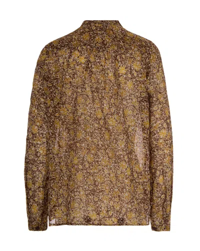 Isabel Marant Étoile Top Maria Khaki In Brown