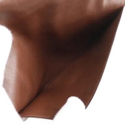 Pre-owned Hermes Dogon Brown Togo Leather Long Wallet (bi-fold) ()