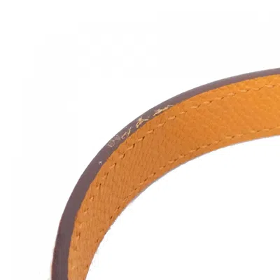 Pre-owned Hermes Vespa Orange Epsom Leather Shoulder Bag ()