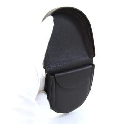 Pre-owned Loewe Dark Brown Leather Coin Purse/coin Case ()