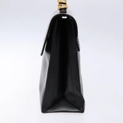 Pre-owned Loewe Vintage Velazquez Top Handle Bag Leather Black Leather Bag ()