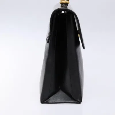 Pre-owned Loewe Vintage Velazquez Top Handle Bag Leather Black Leather Bag ()