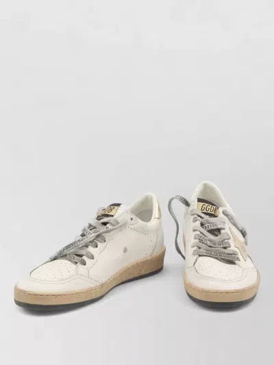 Golden Goose Ballstar Leather Sneakers Star Heel Detail In Multi