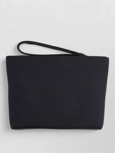 Givenchy Tape Small Clutch Bag Rectangular Wrist Strap In Black