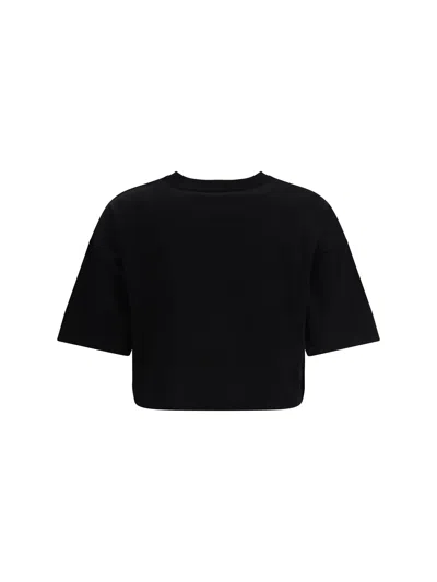 Balmain Women Brush Print Boxy Cropped T-shirt In Multi