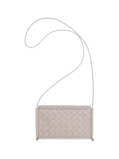 Bottega Veneta Women Leather Pouch Bag In Pink