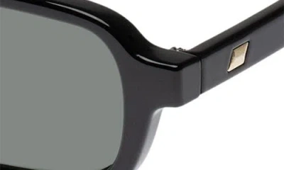 Le Specs Pilferer 53mm Rectangular Sunglasses In Green