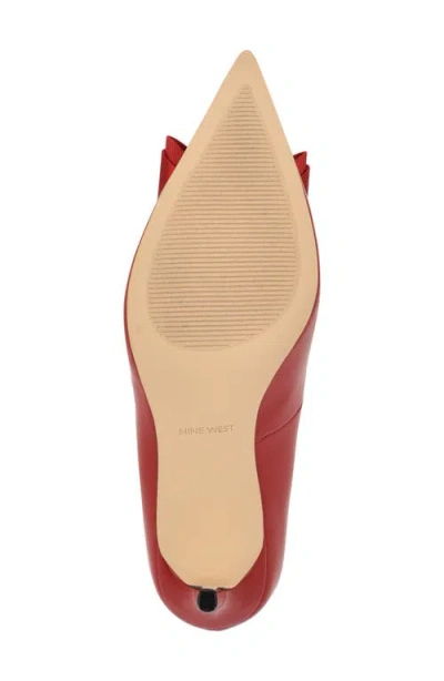Nine West Ceryn Pointed Toe Pump In Red