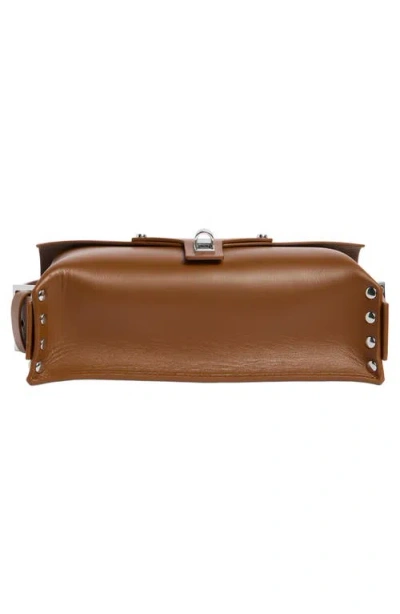 Allsaints Miro Leather Satchel In Brown
