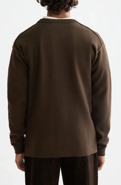 Scotch & Soda Double Face Wool & Cotton Sweater