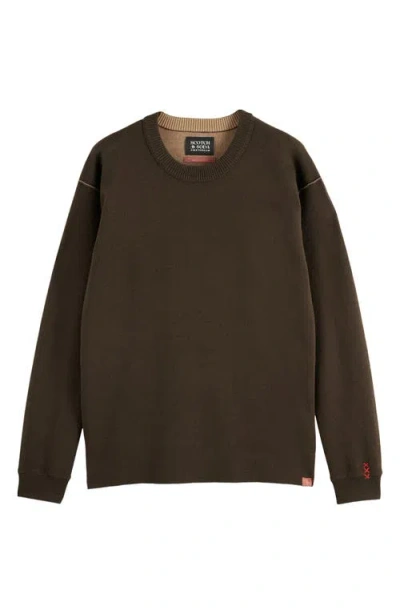 Scotch & Soda Double Face Wool & Cotton Sweater