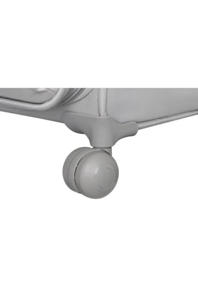 It Luggage Lustrous 22-inch Softside Carry-on Spinner In Gray