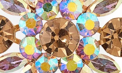 Tasha Crystal Flower Stud Earrings