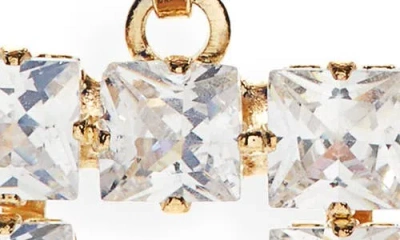 Tasha 2-pack Crystal Rectangular Drop Earrings In Silver