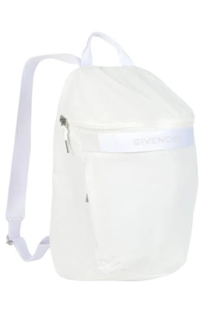 Givenchy G Trek Backpack In White