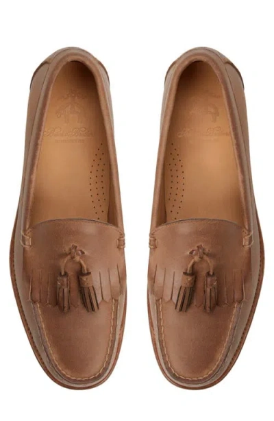Brooks Brothers Edison Kiltie Loafer In Brown